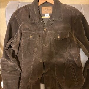 Old Navy Men's Dark Brown Corduroy Jacket